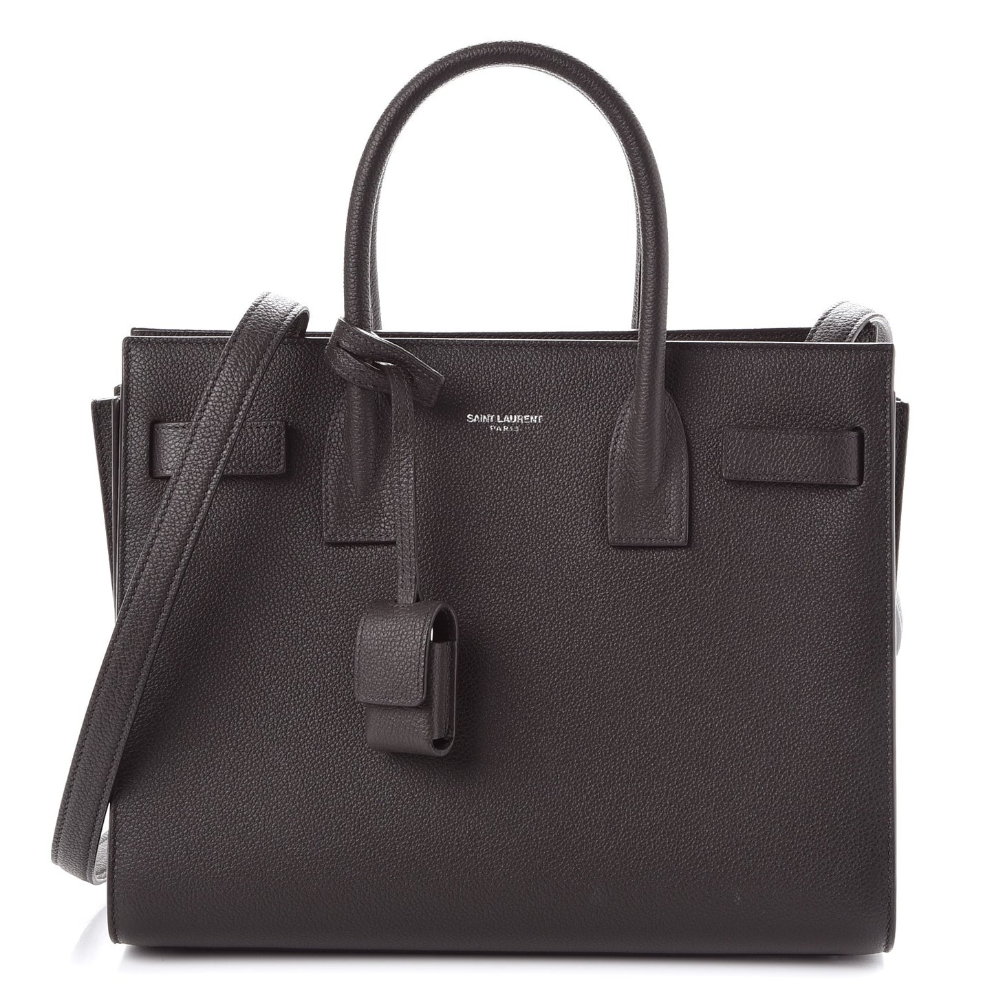 Grained Calfskin Baby Sac De Jour Earth