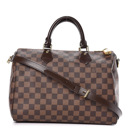 Louis Vuitton Damier Ebene Speedy Bandouliere 30 1 of 16