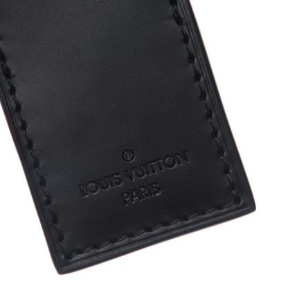 Louis Vuitton Calfskin Luggage Tag Black 3 of 3