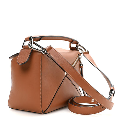 Loewe Calfskin Small Puzzle Edge Bag Tan 2 of 9