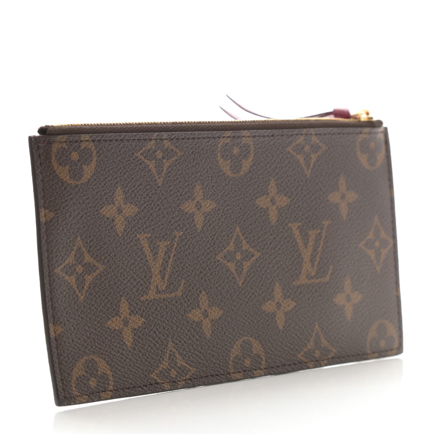 Monogram Felicie Chain Wallet Zippered Insert Fuchsia