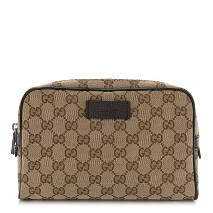 Gucci Monogram Belt Bag Dark Brown 1 of 10
