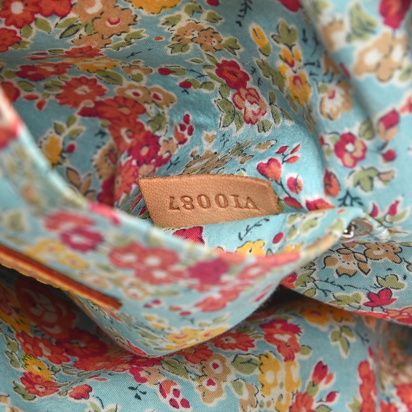 Denim Patchwork Pouchy Blue