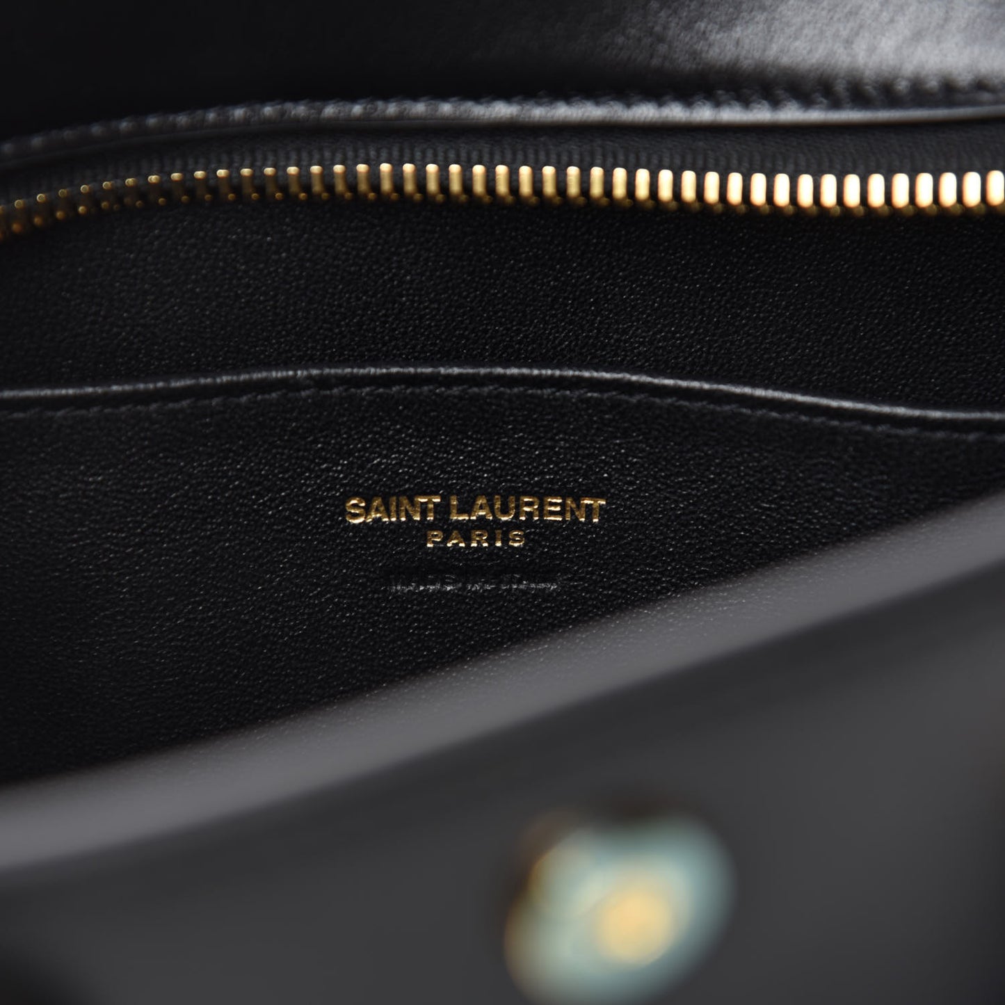 Calfskin Monogram Baby Cabas Black