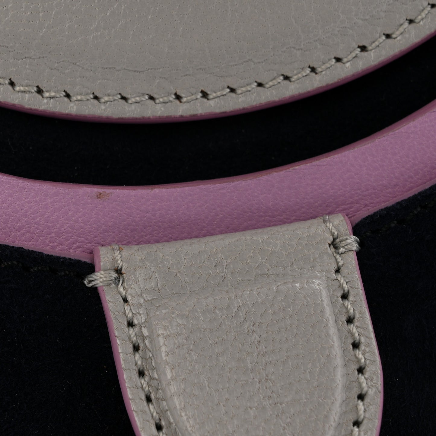 Suede Nappa Goatskin Signature Bag Multicolor