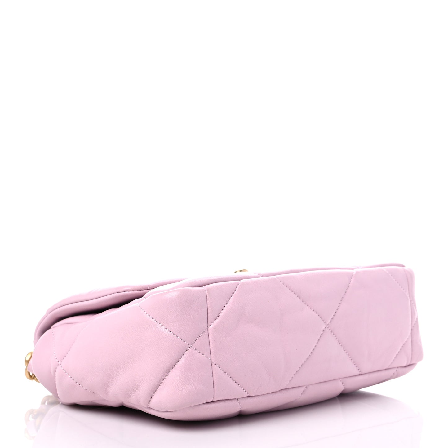 Lambskin Quilted Medium Chanel 19 Flap Light Pink
