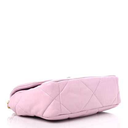 Chanel Lambskin Quilted Medium Chanel 19 Flap Light Pink 4 of 9