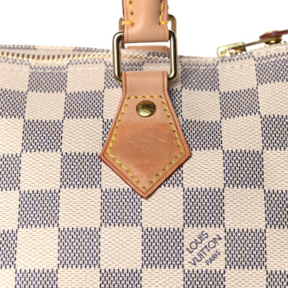Louis Vuitton Damier Azur Speedy 30 10 of 13
