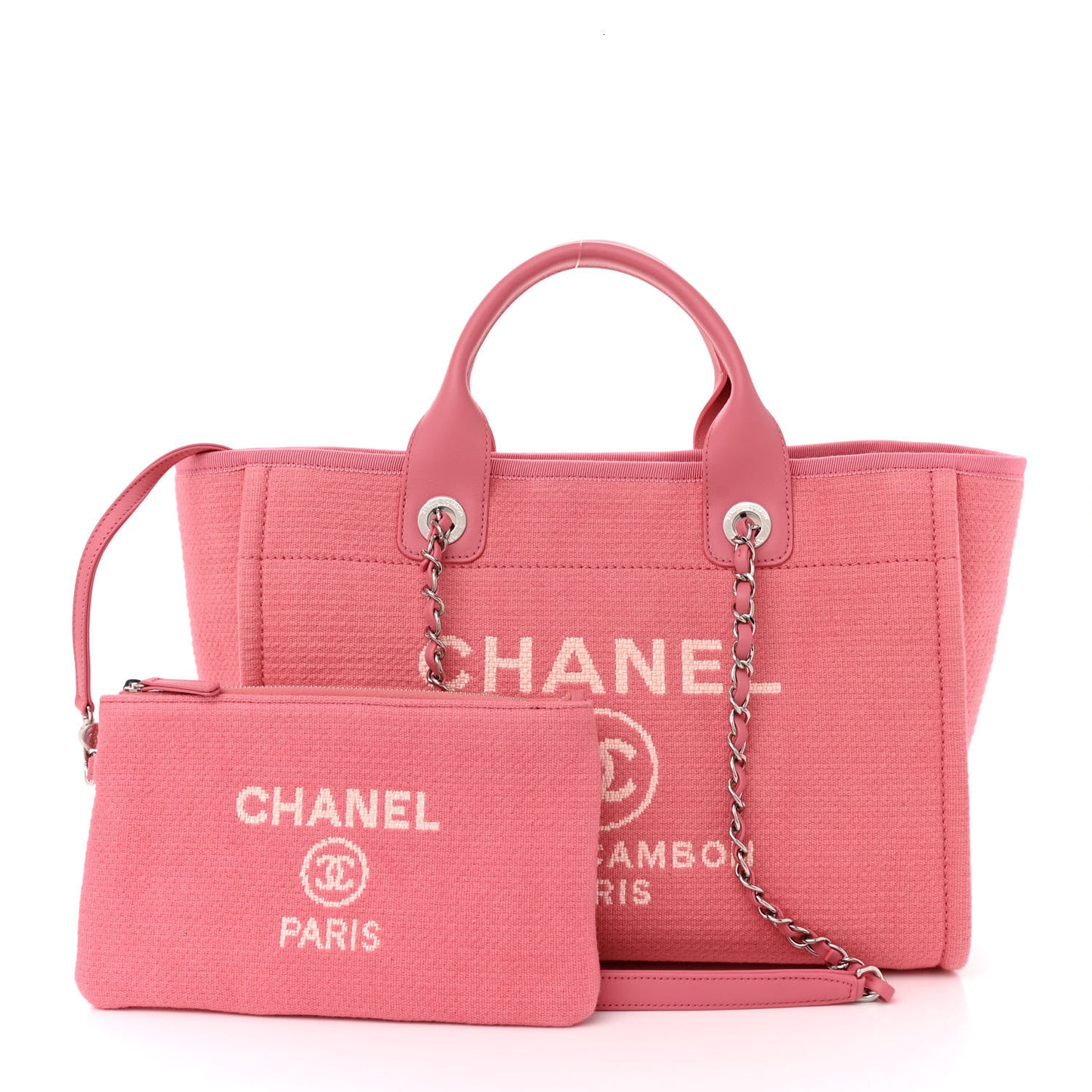Mixed Fibers Small Deauville Tote Pink