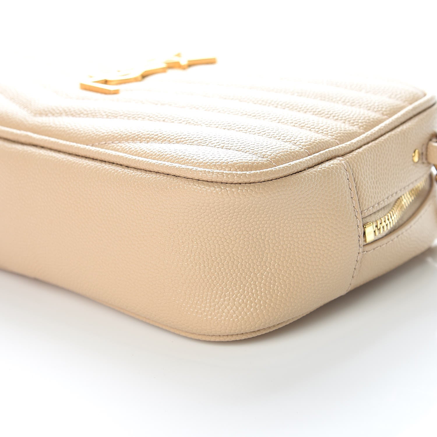 Saint Laurent Grain De Poudre Matelasse Monogram Mini Lou Camera Bag New Powder 6 of 9