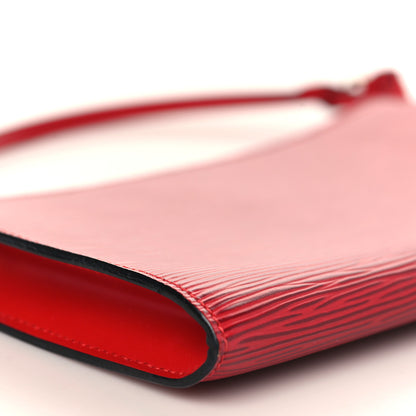 Louis Vuitton Epi Pochette Accessories 24 Castillan Red 6 of 7