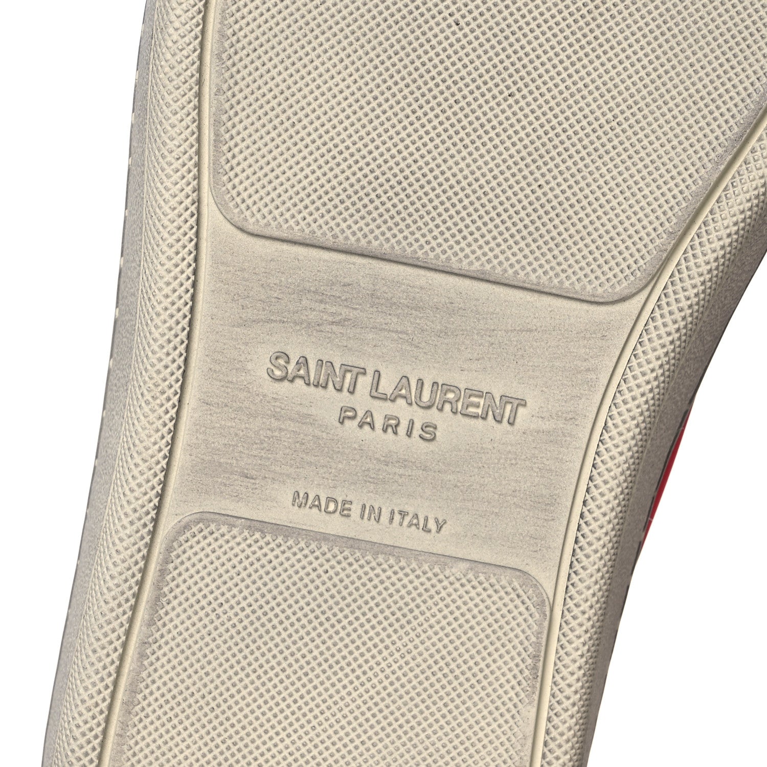 Saint Laurent Nylon Mens Court Classic SL/39 Mid Top 8 Banjar Red Coffee White 7 of 14
