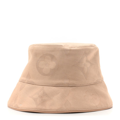 Louis Vuitton Cotton Monogram Flower Tile Reversible Bucket Hat S Beige 3 of 7