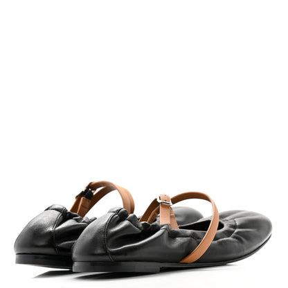 Hermes Nappa Jolly Ballet Flats 36 Black Naturel 4 of 8