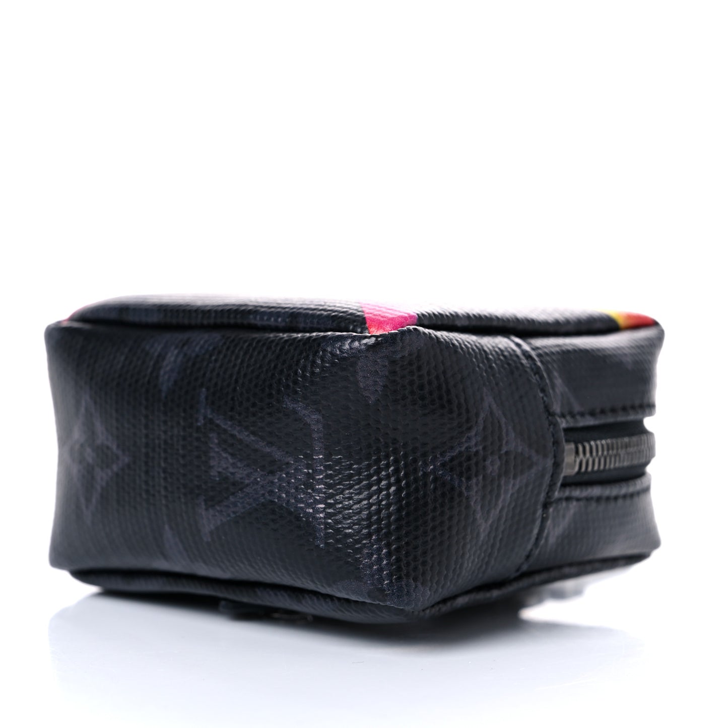 Monogram Eclipse Rainbow Box Pouch Bag Charm Key Ring