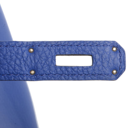 Hermes Togo Birkin 35 Bleu Electrique 16 of 29