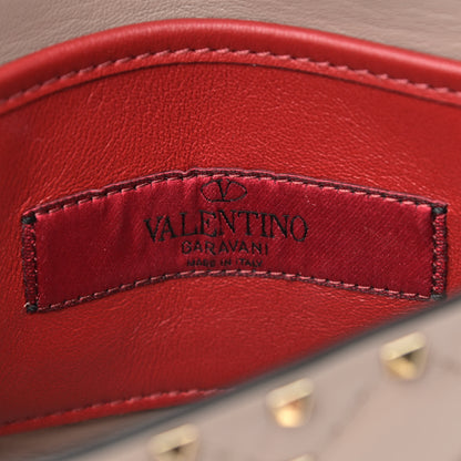 Valentino Garavani Lambskin Rockstud Spike Belt Bag Poudre 5 of 10