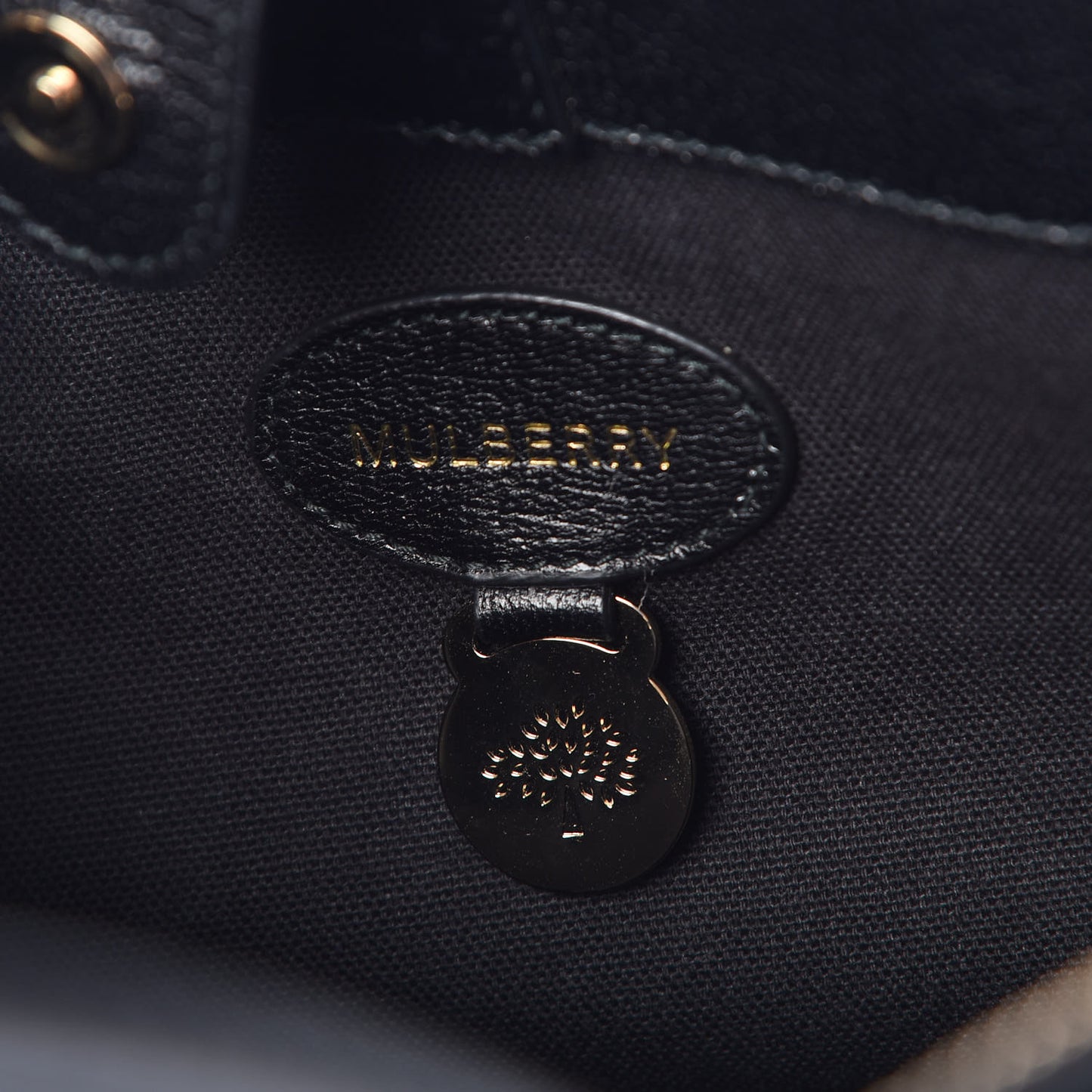 Shiny Goatskin Small Bayswater Double Zip Tote Black