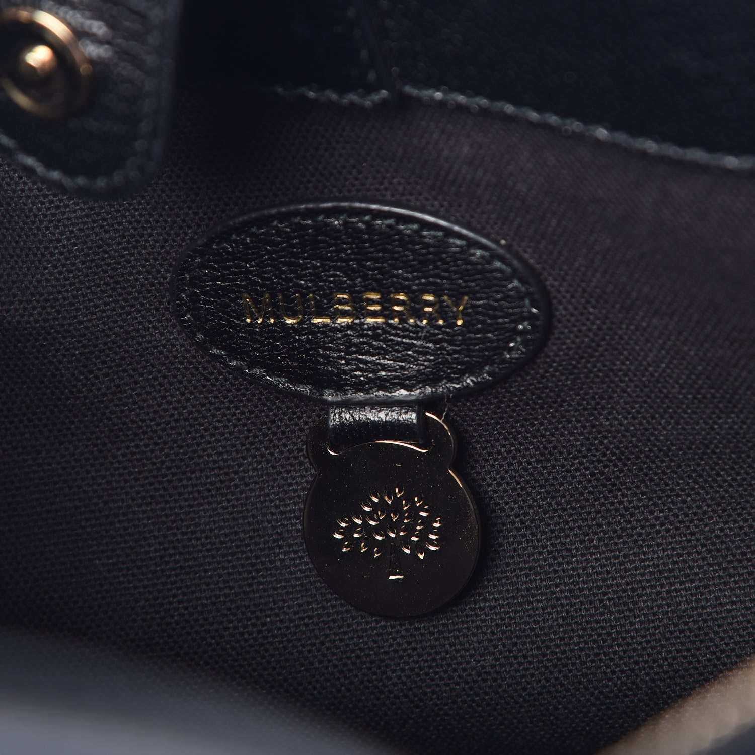 Mulberry Shiny Goatskin Small Bayswater Double Zip Tote Black 6 of 8