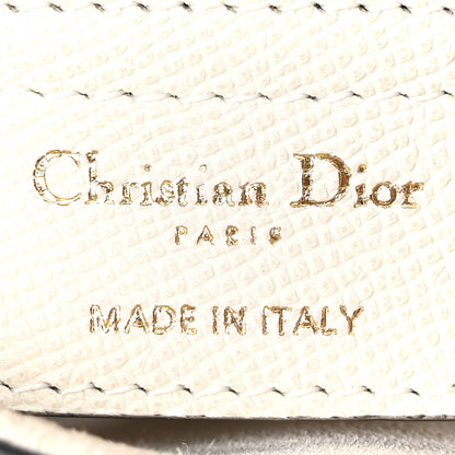 Christian Dior Grained Calfskin Saddle Bag White 6 of 10