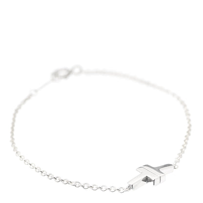Tiffany Sterling Silver T Two Single Chain Bracelet 1 of 6