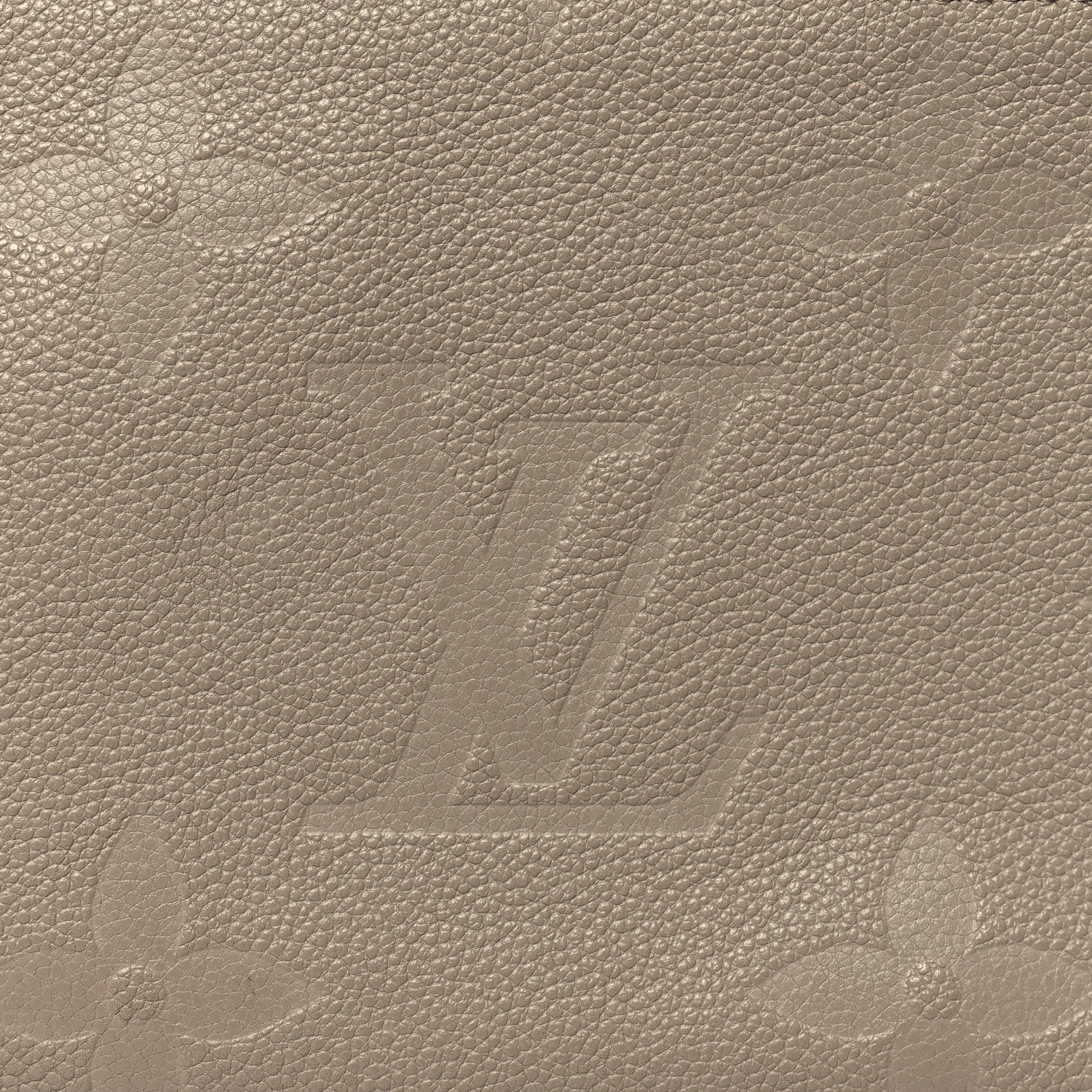 Louis Vuitton Empreinte Monogram Giant Neverfull MM Pochette Tourterelle 7 of 7
