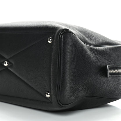 Hermes Taurillon Clemence Victoria II 35 Black 8 of 9