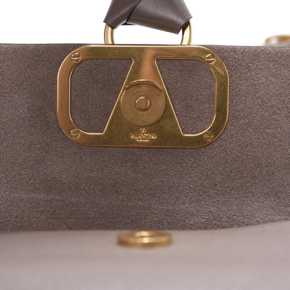 Valentino Garavani Grainy Calfskin Mini Vring Shoulder Bag Clay 7 of 11