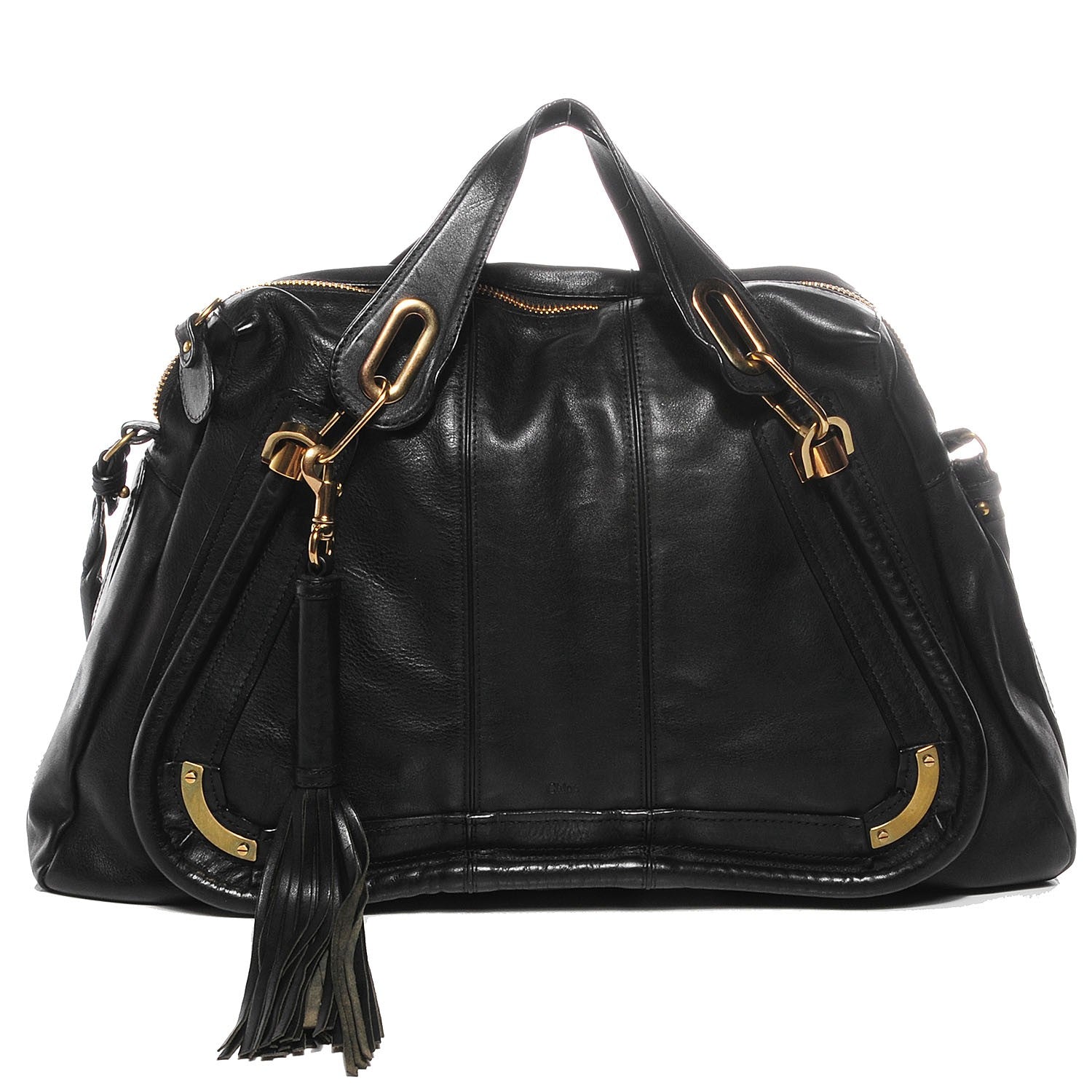 Chloe Calfskin Large Paraty Tassel Black 1 of 9