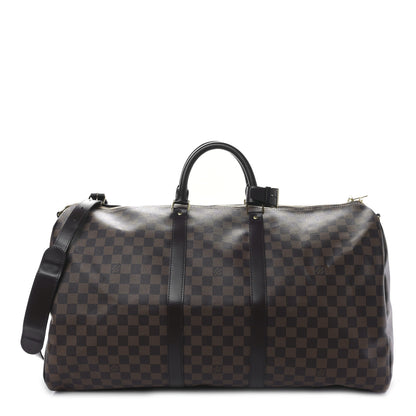 Louis Vuitton Damier Ebene Keepall Bandouliere 55 1 of 7
