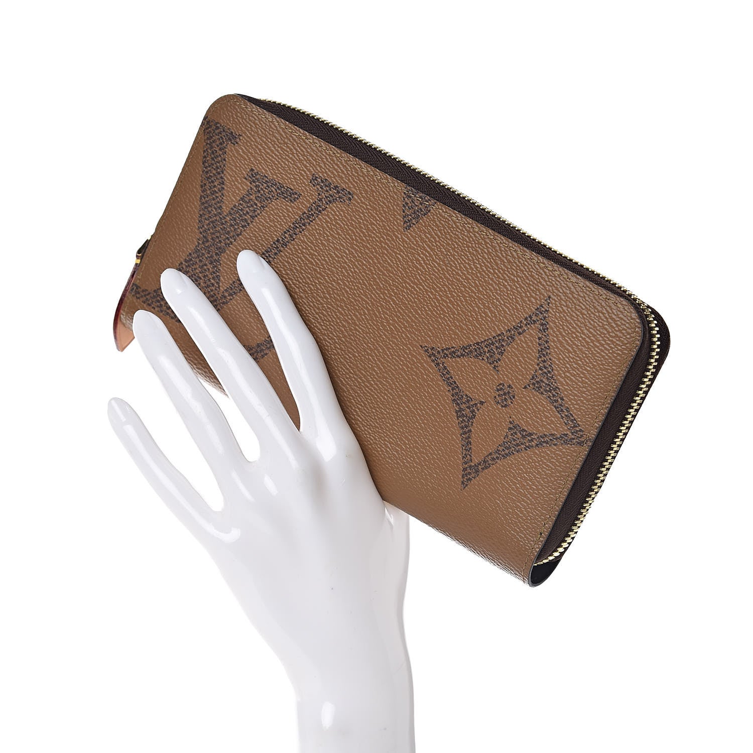 Louis Vuitton Reverse Monogram Giant Zippy Wallet 2 of 11