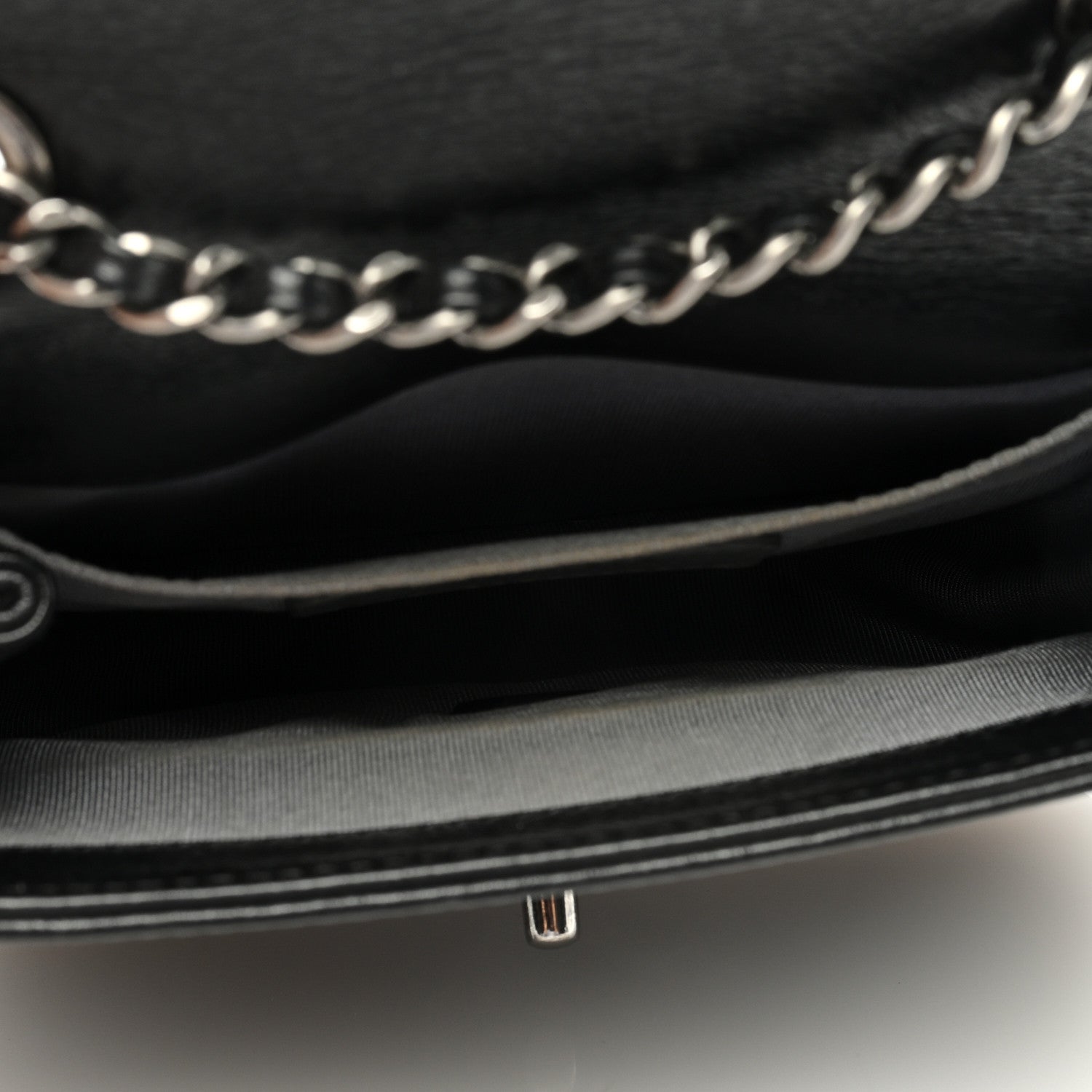 Chanel Lambskin Quilted Mini Graphic Flap Bag Black 5 of 9