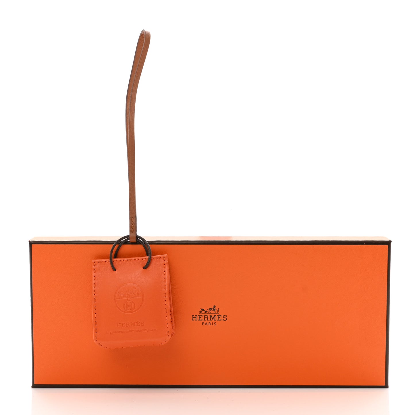 Milo Lambskin Swift Shopping Bag Charm Feu Gold