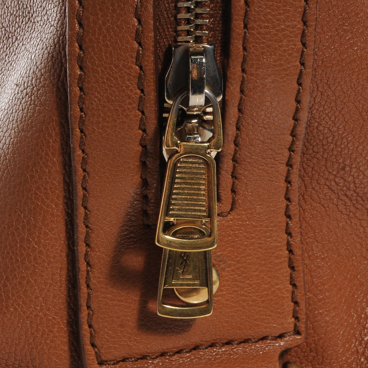 Leather Oversized Muse Tan