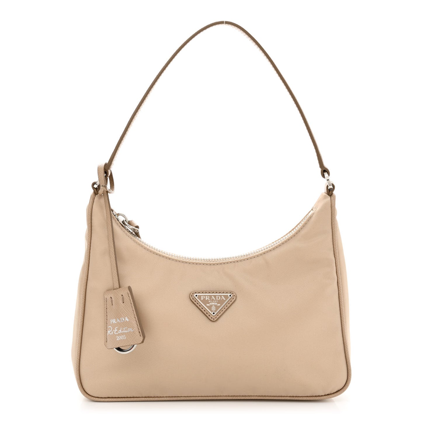 Re-Nylon Saffiano Mini Re-Edition 2005 Bag Deserto