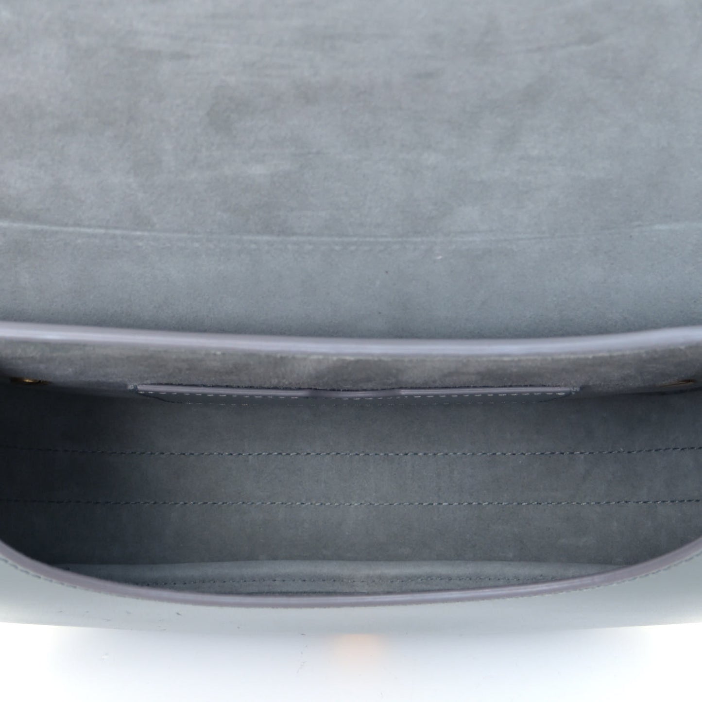 Box Calfskin Medium Bobby Flap Stone Grey