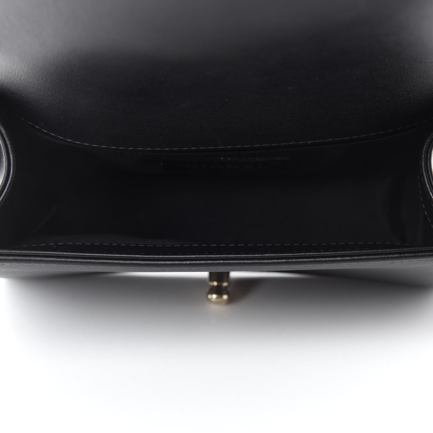 Chanel Calfskin Pearl Small Boy Flap Black 5 of 11