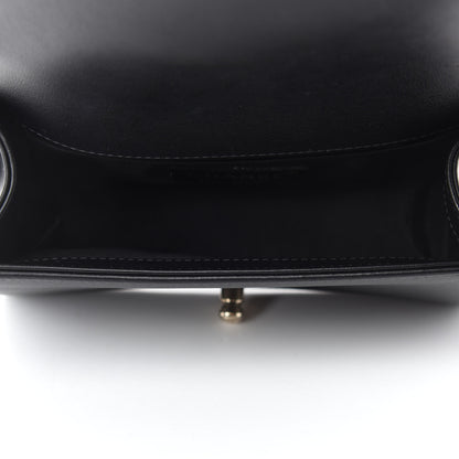 Chanel Calfskin Pearl Small Boy Flap Black 5 of 11