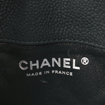 Chanel Iridescent Caviar Quilted Daily Zip Crossbody Bag Black 6 of 7