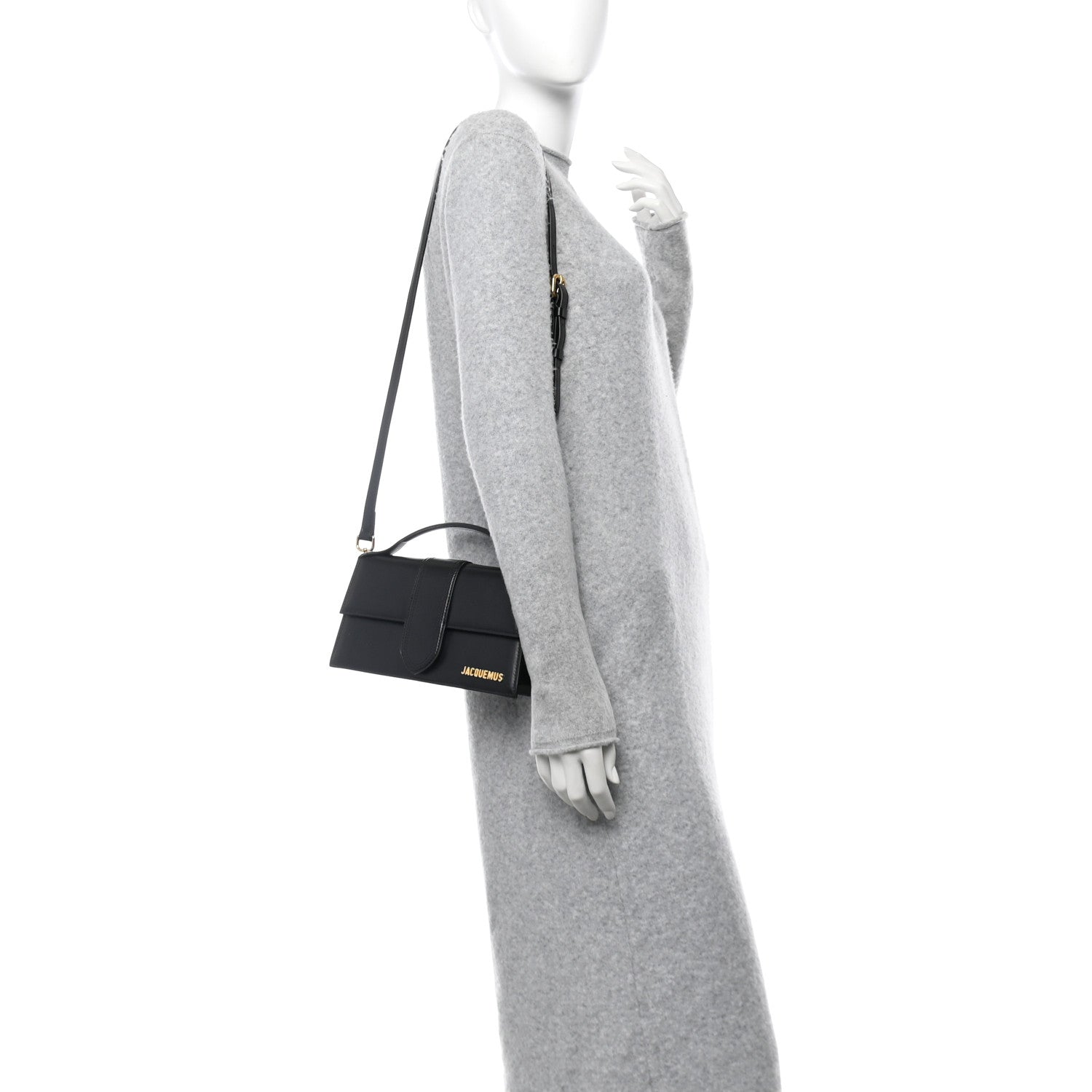 Jacquemus Smooth Calfskin Le Grand Bambino Black 2 of 13