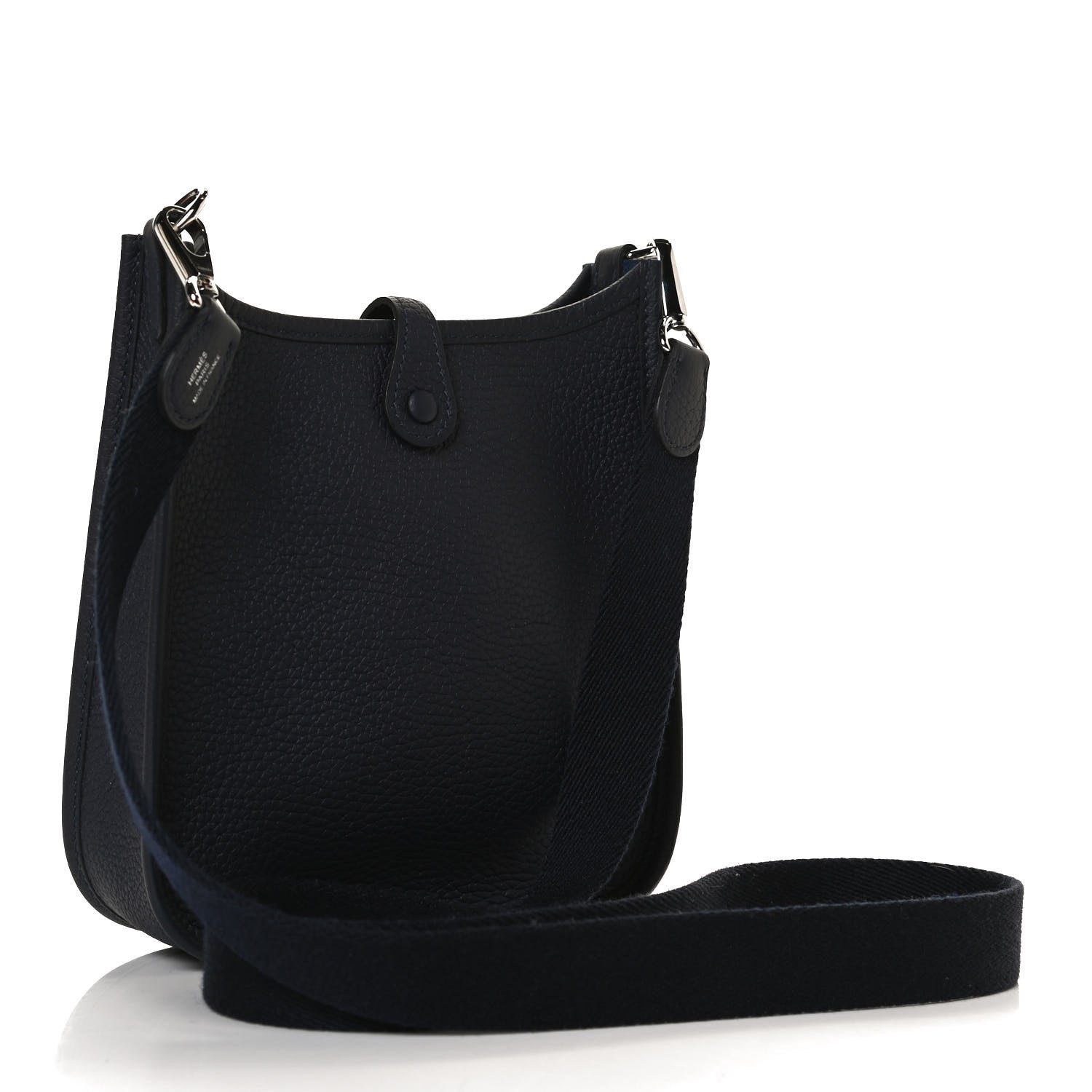 Hermes Taurillon Clemence Evelyne TPM Bleu Nuit 3 of 11