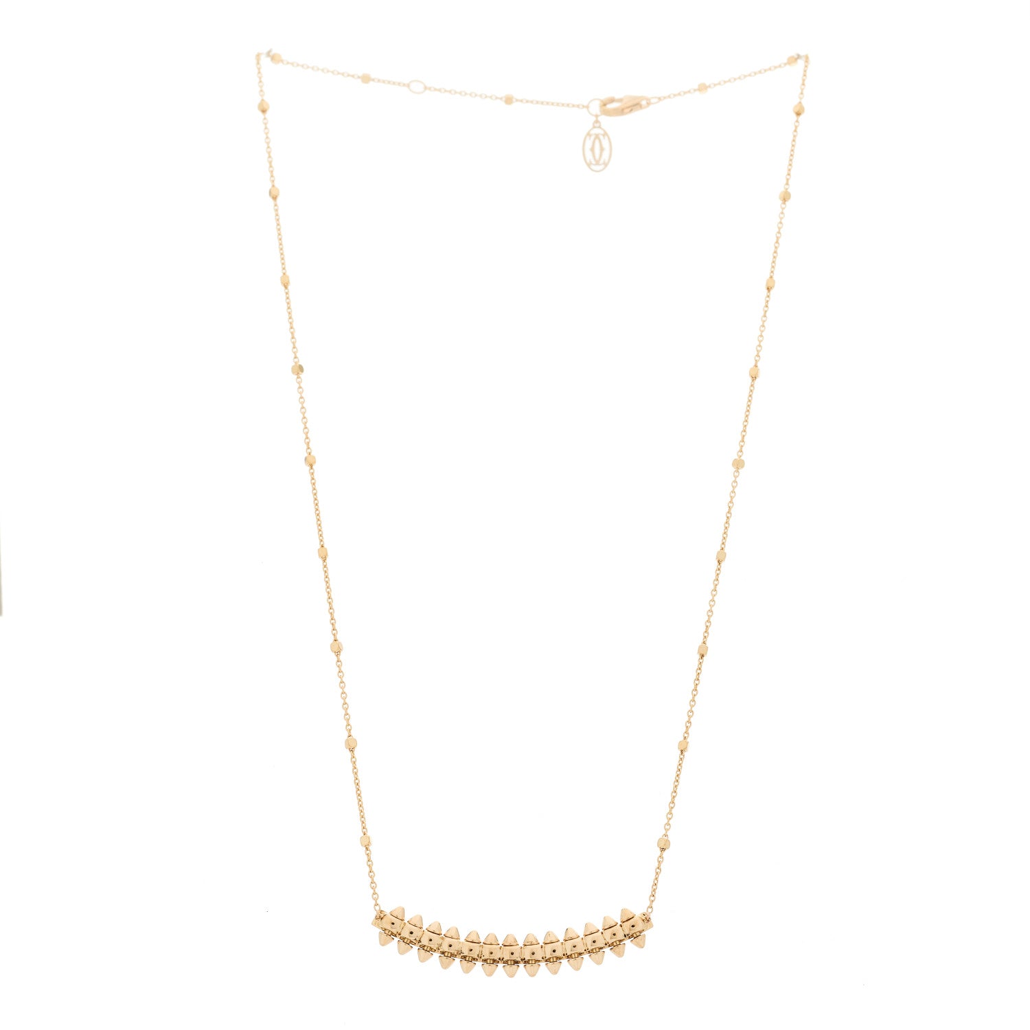 Cartier 18K Pink Gold Small Clash de Cartier Necklace 2 of 4