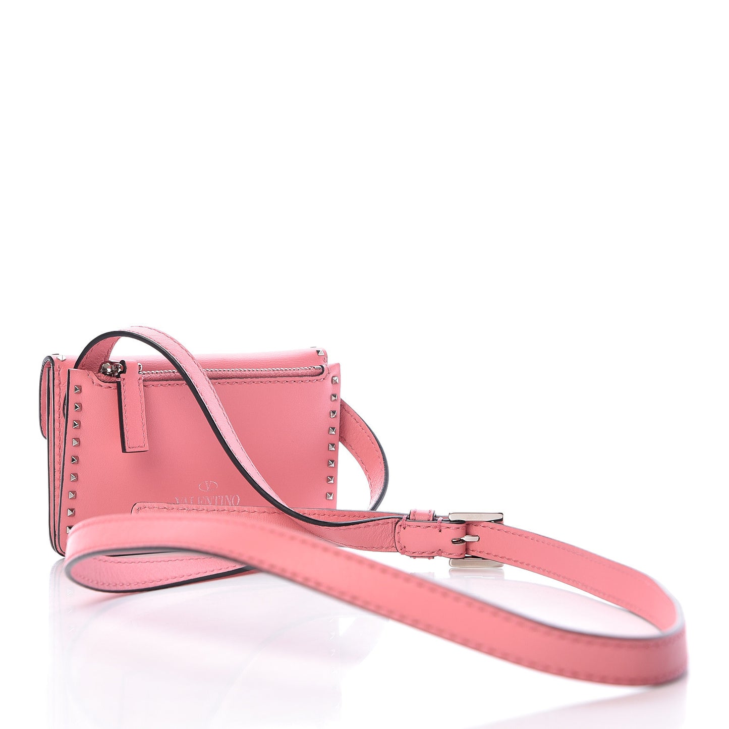 Calfskin Mini Rockstud Cabana Crossbody Bag Paradise Rose