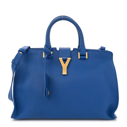Saint Laurent Calfskin Small Classic Y Cabas Royal Blue 1 of 12