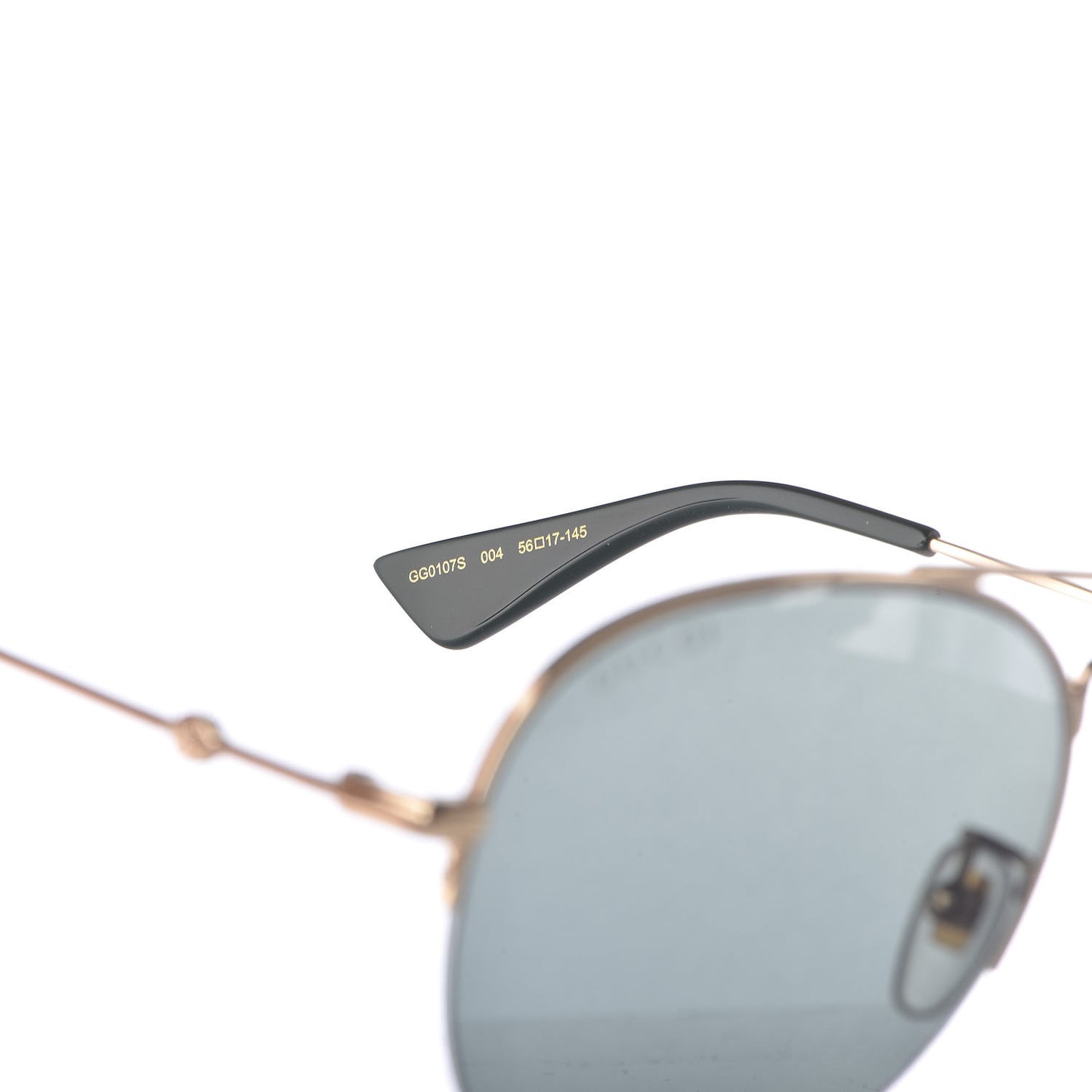 Aviator Sunglasses GG0107/S Green Red