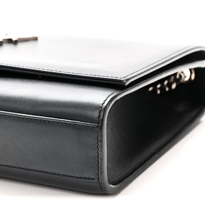 Saint Laurent Smooth Calfskin Medium Classic Monogram Kate Tassel Satchel Deep Marine 10 of 10