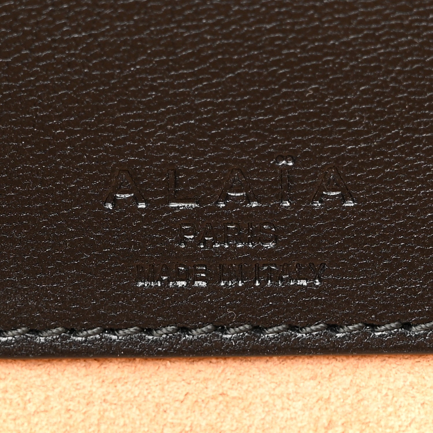 Alaia Goatskin Medium Le Teckel Bag Black 6 of 9