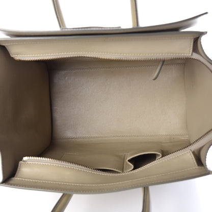 Celine Smooth Calfskin Mini Luggage Light Grey 7 of 31