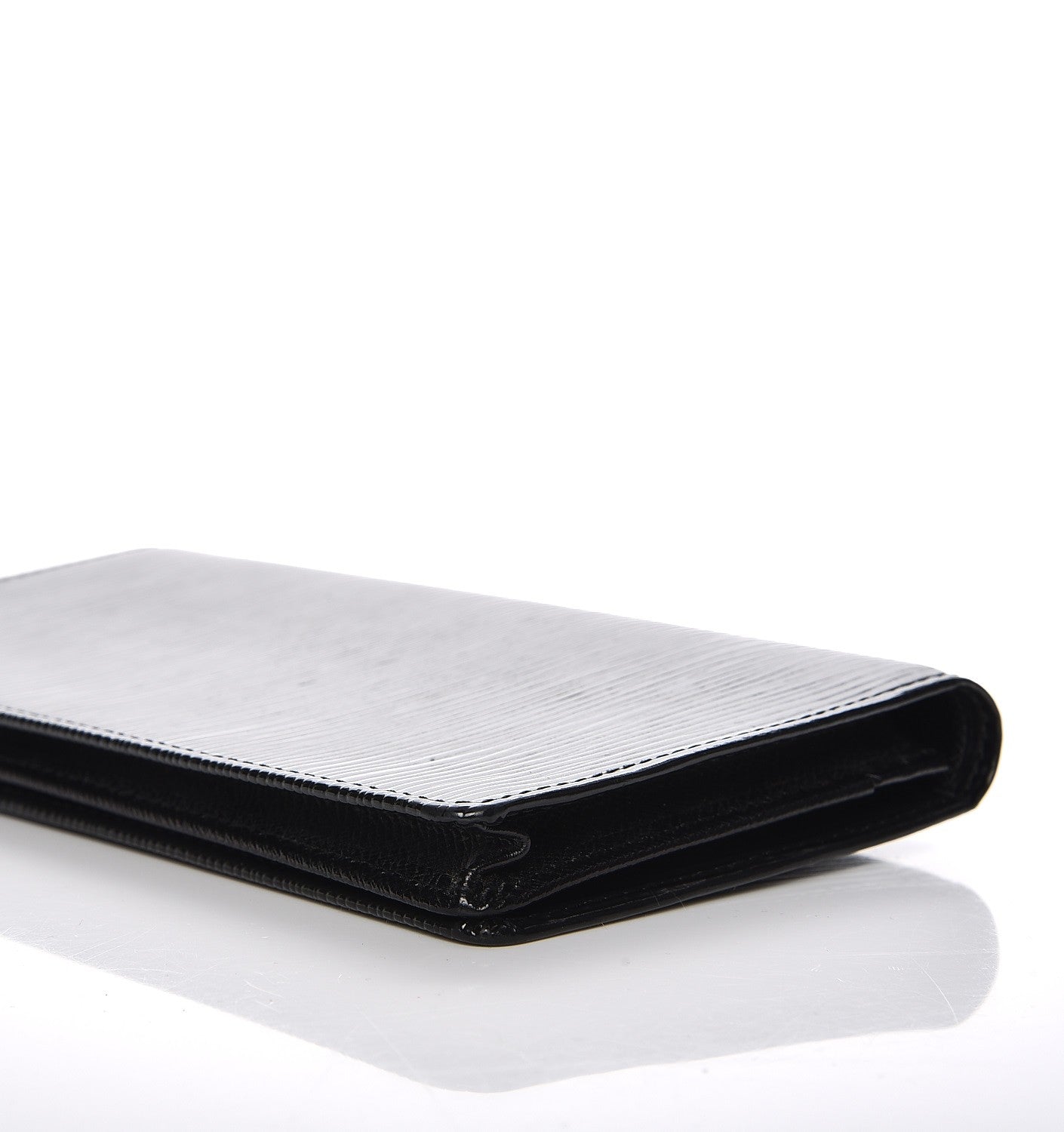 Louis Vuitton Epi Checkbook Organizer Wallet Black 10 of 10