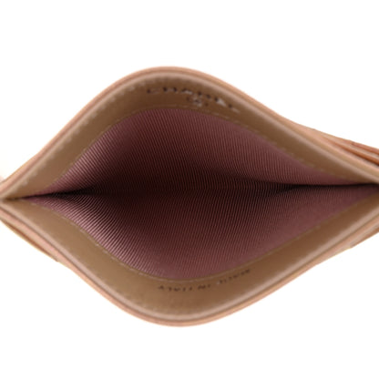 Chanel Iridescent Calfskin Quilted Card Holder Pink 5 of 9